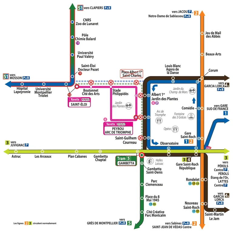 À Montpellier, les trajets en tram se compliquent cet été