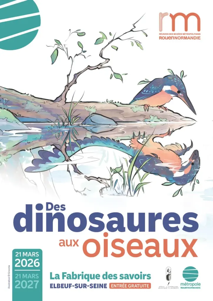 À Elbeuf, une expo gratuite relie dinosaures et oiseaux