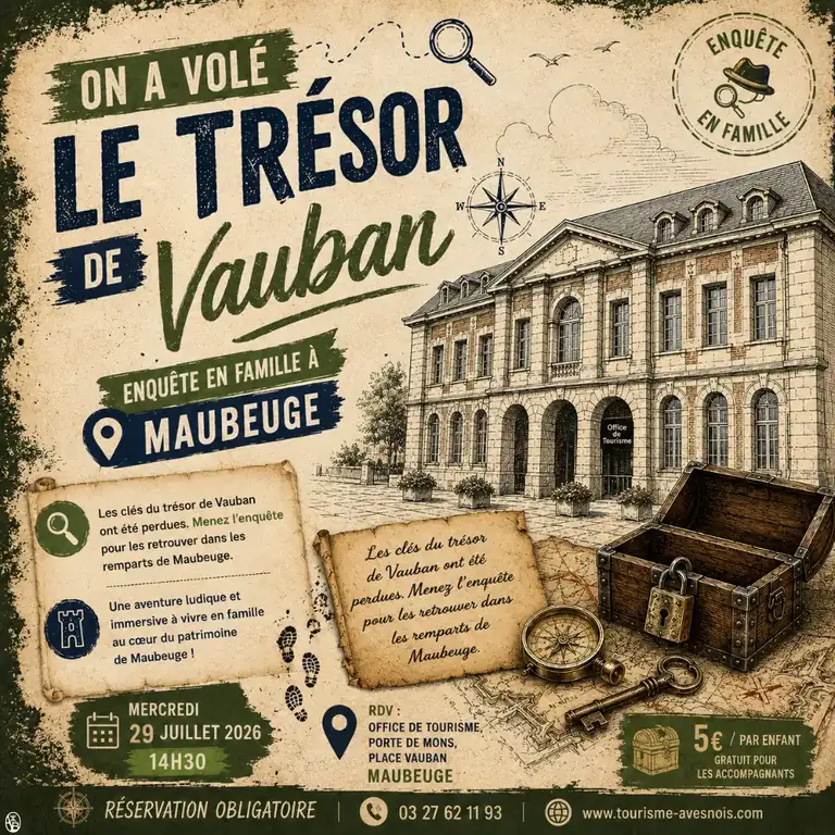 À Maubeuge, les familles traquent le trésor de Vauban