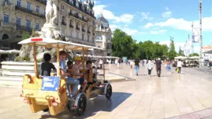 À Montpellier, les enfants prennent la ville sur un drôle de vélo