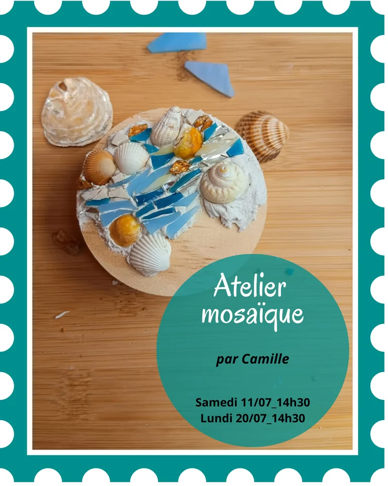 Atelier mosaïque à Montpellier : créez votre objet en juillet