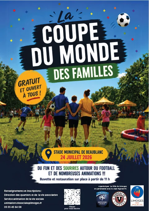 Coupe du monde des familles : Limoges joue gratuit le 24 juillet