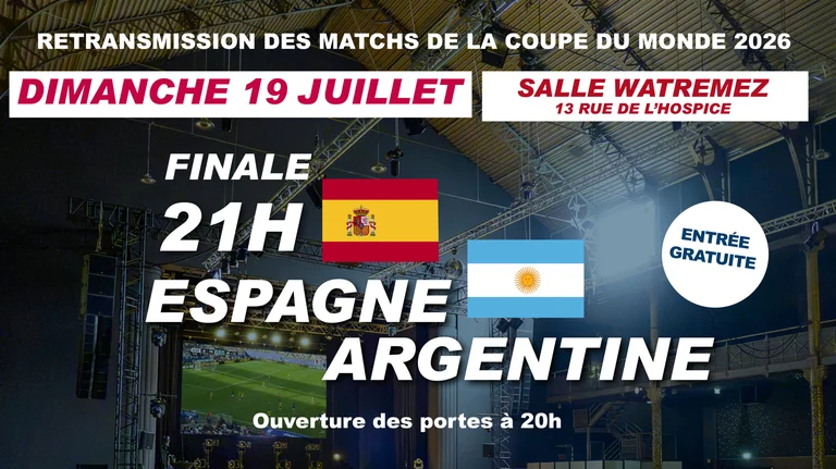 Finale du Mondial à Roubaix : gratuit, mais sur inscription