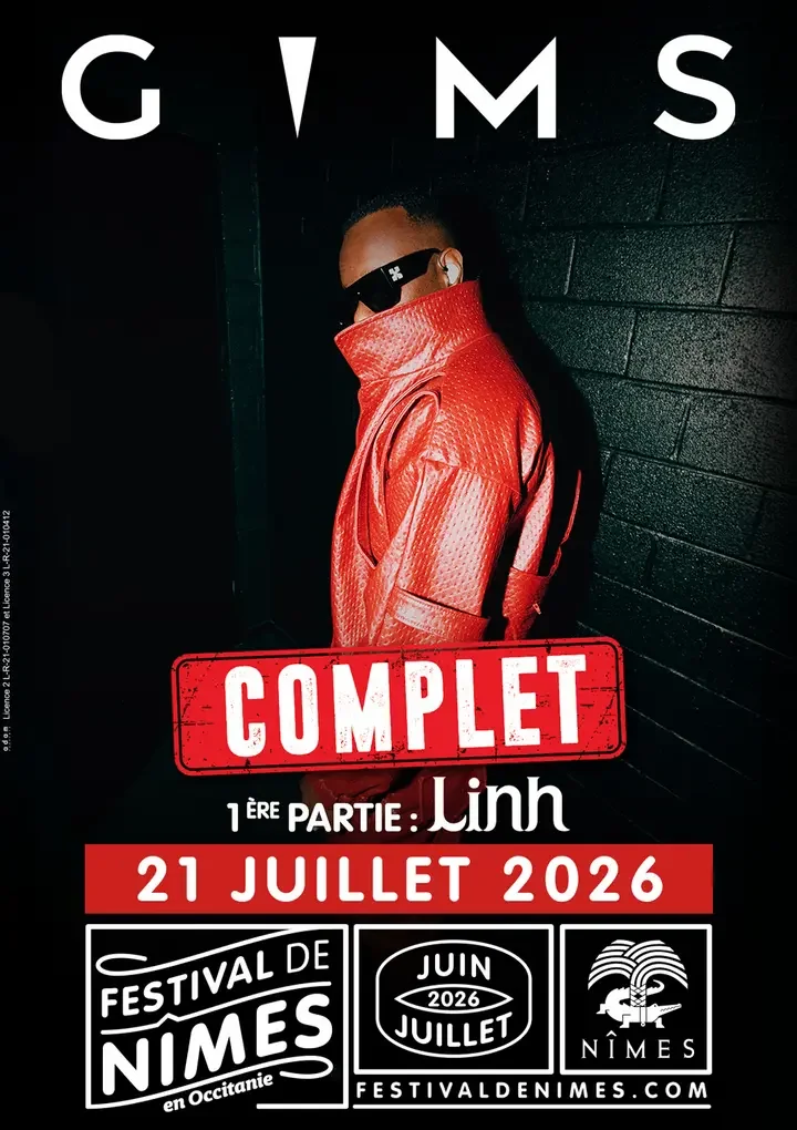 Gims et Linh à Nîmes : le concert du 21 juillet est complet: les dates clés