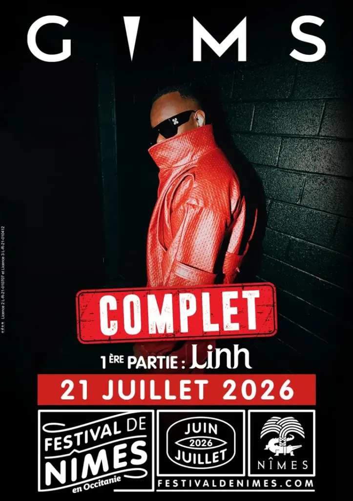 Gims et Linh à Nîmes : le concert du 21 juillet est complet: les dates clés