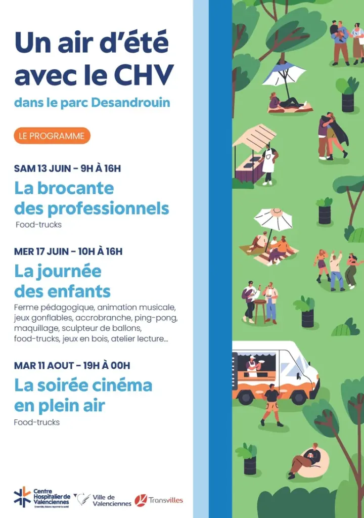 Un air d’été au CHV dès le 13 juin à Valenciennes