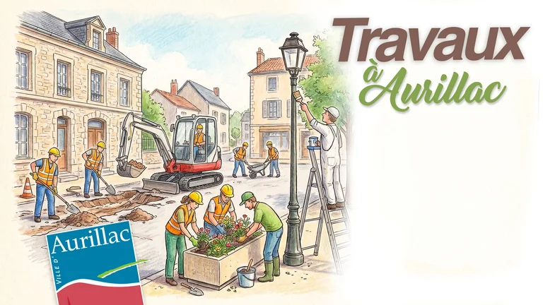 Aurillac : des travaux routiers jusqu’à l’automne