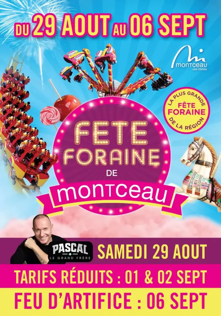 Fête foraine à Montceau-les-Mines : le programme complet