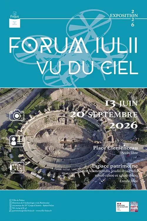 Forum Iulii vu du ciel à Fréjus : l’expo gratuite de l’été