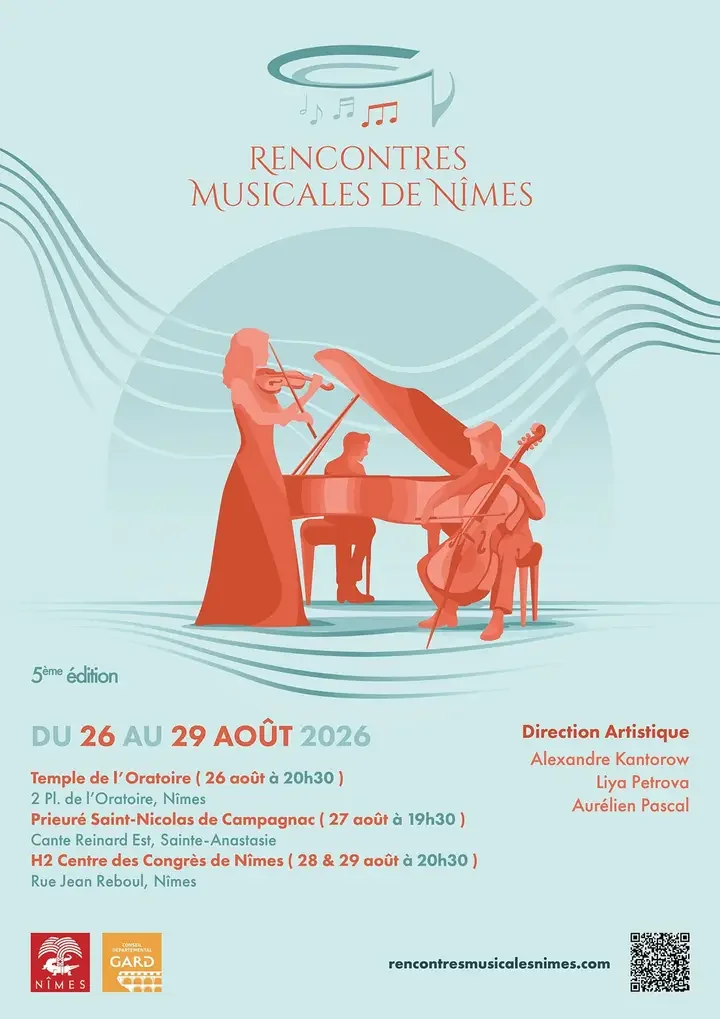 Rencontres musicales de Nîmes : quatre soirs dès 15 €